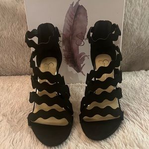 NWB Jessica Simpson strappy heels, size 8